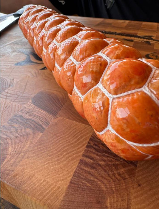 Saucisson de Saumon aux pignons de pin